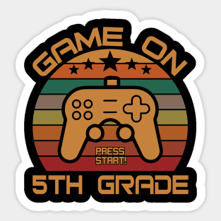Game On 5th Grade Sticker